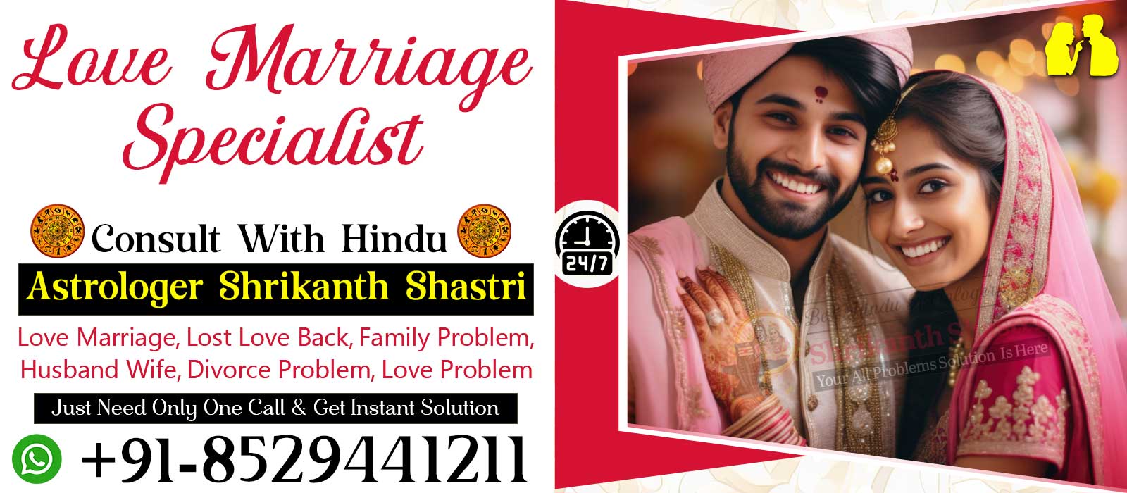 Pandit Shrikanth Shastri Ji +91-8529441211